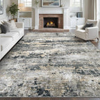 pmtsns Area Rugs 10x14 Living Room: Washable Rug Modern Abstract Neutral Soft by pmtsns