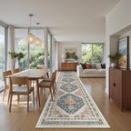 Madane Hallway Runner Rug 2'6''x14' Kitchen Runners Vintage, Entryway and - Image 5
