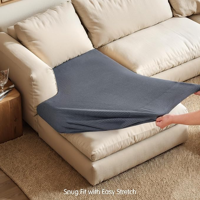 Hokway Stretch Chaise Cover Individual Couch Cushion Slipcovers Reversible - Image 5