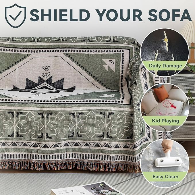 VClife Boho Sofa Cover Large Couch Cover - Image 7