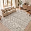 cotiled Boho 8x10 Area Rugs for Living Room: Large Moroccan Washable Rug | by COTILED