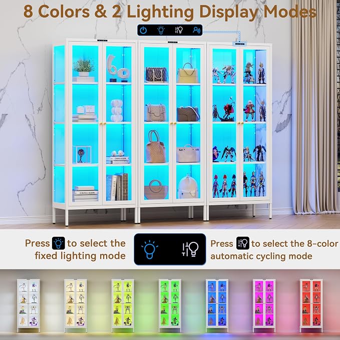 Polup Glass Display Cabinet - Image 4