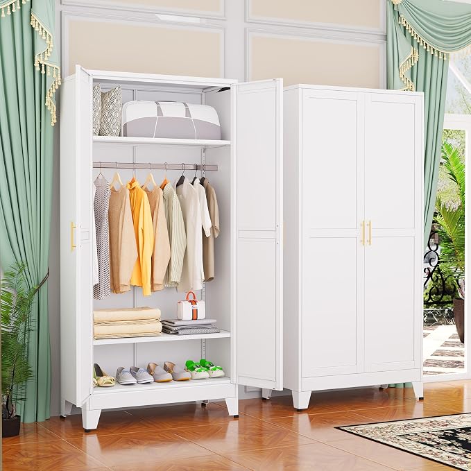 GAIOUS Metal Wardrobe Cabinet by GAIOUS