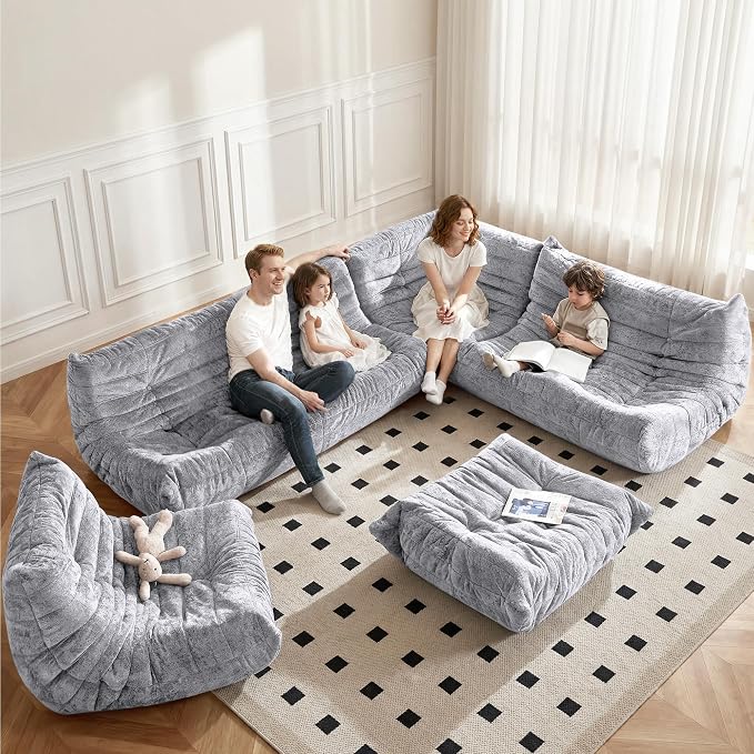 Bean Bag Chair, Memory Foam Bean Bag Chairs - Image 2