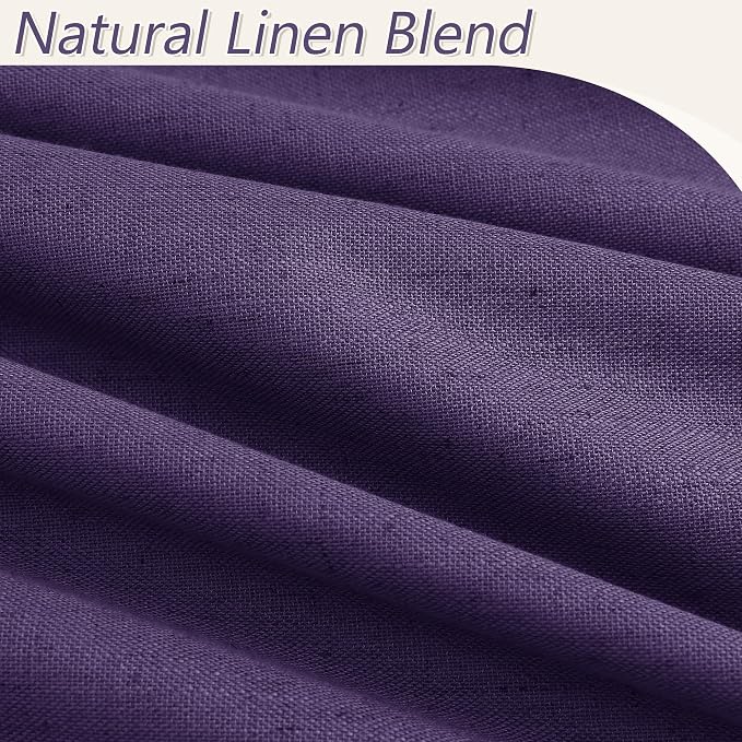 100% Blackout Curtains 84 Inch Length 2 Panels Set - Image 3