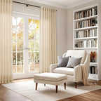 Tan Semi Sheer Curtains 72 Inches Long - Image 6