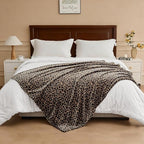 Edenleaf Leopard Print Blanket Fleece Throw - Image 7