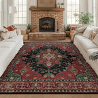 RELEANY Washable Area Rug, Square 8'x8', Water Repellent, Pet Friendly - Image 2