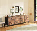 Huuger 70 Inch Dresser for Bedroom, TV Stand for 65, 80 Inch TV, 12 Fabric - Image 7