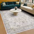 Vintage Boho Living Room Rug 7x9 by HazoHaus