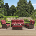 HILLGA Luxury High Back Patio Furniture Set by HILLGA