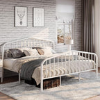 SHA CERLIN King Size Metal Platform Bed Frame by SHACERLIN