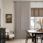 Stone Grey Linen Curtains 102 Inches Long - Image 6