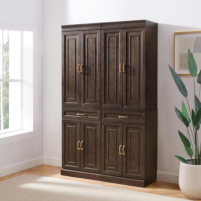 Crosley Furniture Stanton 2-Piece Pantry Storage Cabinet Set - Image 2