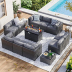 Aoxun 15 Piece Patio Furniture Set by Aoxun