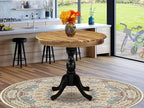 East West Furniture AMT-ANB-TP Antique Modern Dining Table - Image 2