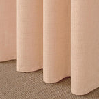 YoungsTex Peach Linen Curtains 72 Inches Long - Image 8