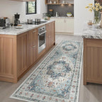 Madane Hallway Runner 3x8, Kitchen Rugs Washable Entry Rug, Soft Low-Pile by Madane