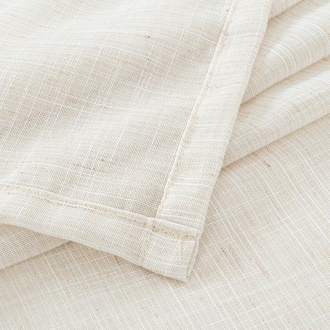 BGment 90 Inches Long Curtains Linen Semi Sheer, Light Filtering Window - Image 9