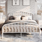 SHA CERLIN Queen Size Metal Platform Bed Frame - Image 4