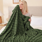 EXQ Home Gentle Soft Fleece Throw Blanket – Cozy Lightweight 3D Imitation - Image 7