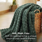 Bedsure Green Twin XL Blankets for Bed - Image 3