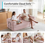 Compression Sofa, Cloud Sectional Sofa, Sofa Bed, Boneless Modular Sectional - Image 8