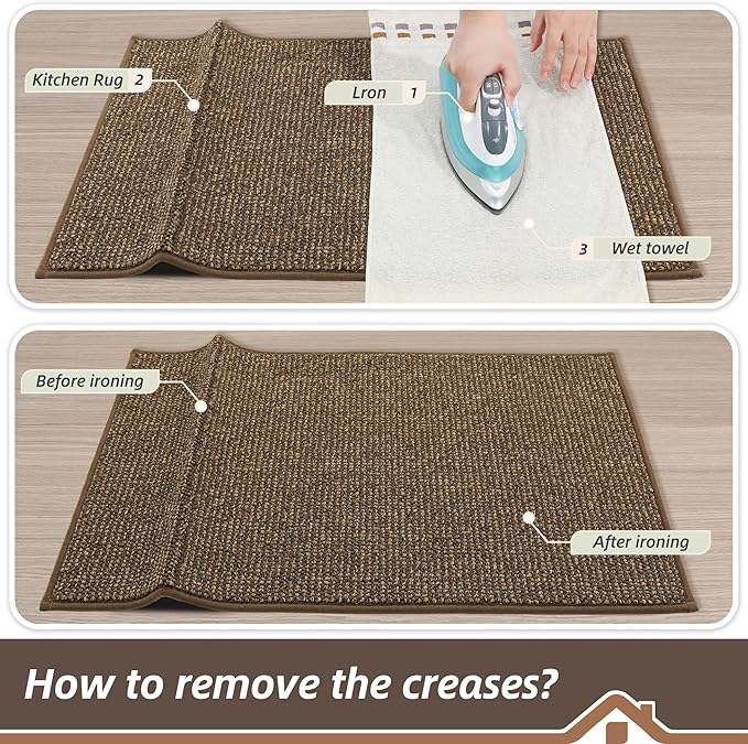 BEQHAUSE Kitchen Runner Rugs 24"x60", Kitchen Mats - Image 9