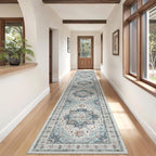Madane Hallway Runner Rug 2'6''x14' Kitchen Runners Vintage, Entryway and - Image 3