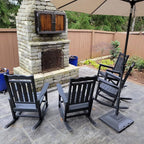 Stoog Patio Rocking Chair, All-Weather Porch Rocker, 400 lbs Weight Support - Image 8