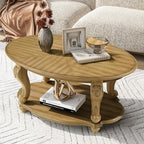 LKTART Round Coffee Table, Victorian Center Table - Image 6