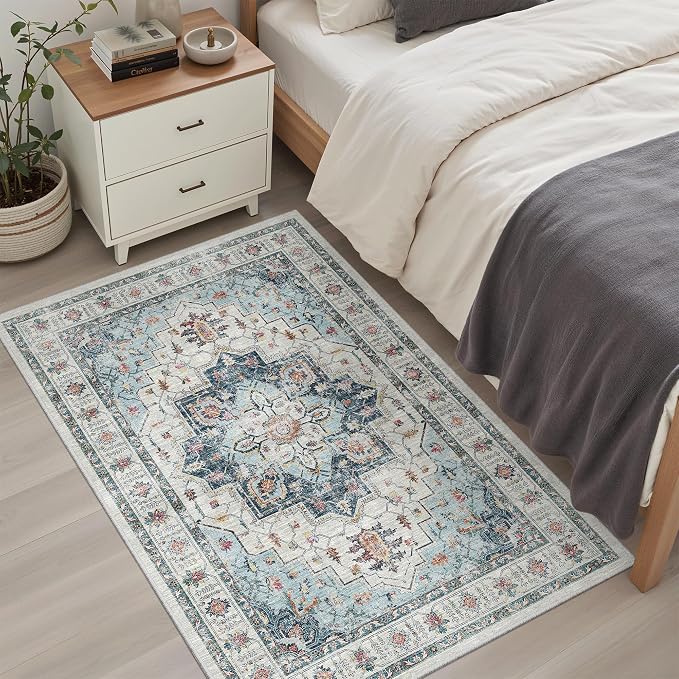 Madane Washable Entry Rug 3x4 Area Rugs - Image 3