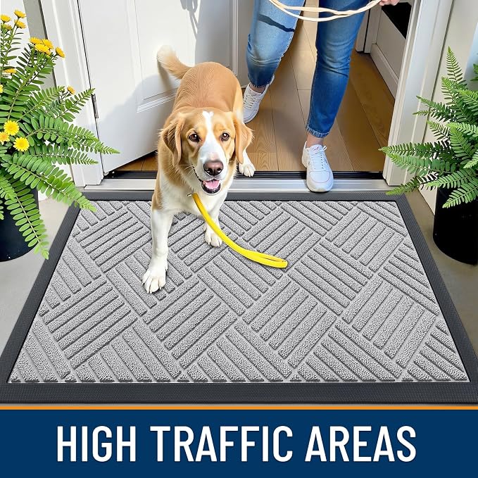 OLANLY Front Door Mat Outside Entrance, Waterproof Heavy-Duty Doormat | 29.5x17 - Image 7