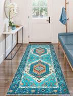 SERISSA 2x6 Washable Non Slip Boho Runner Rug - Image 2