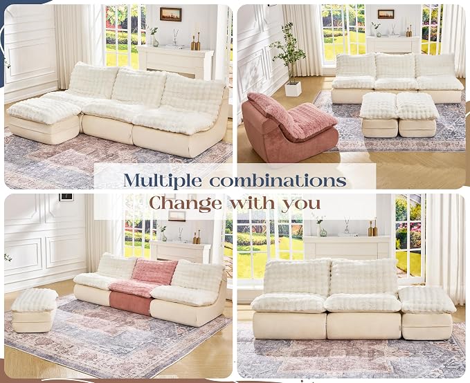 Hobestluk Sofa Couch Foam Sofa for Small Spaces Comfy Sofas - Image 8