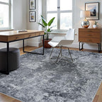 Aelenmu 6x9 Area Rugs for Living Room Washable Bedroom Dining Room Black | - Image 3