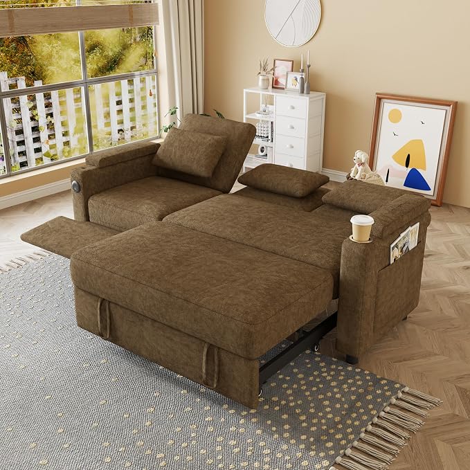 Sleeper Sofas Convertible Couches Reclining Sectional, Oversized Convertible - Image 6