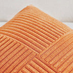 Fancy Homi 2 Packs Burnt Orange Decorative Throw Pillow Covers 22x22 Inch - Image 4