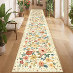 DUKINO 2x12 Washable Runner Rug, Non Slip Long Kitchen Rugs, Low Pile, Soft by DUKINO