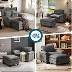 LINSY HOME Cloud Sofa Accent Chair - Image 6