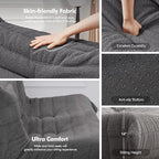 Bean Bag Loveseat Chair Big Sofa Beanbag Chair - Image 6