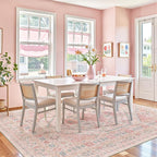 Pink Rugs for Bedroom-5x7 Area Rugs for Living Room, Girls Room | Washable Rugs - Image 9