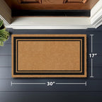 Barnyard Designs Natural Coco Coir Non-Slip Doormat | Heavy-Duty Welcome Mat - Image 3