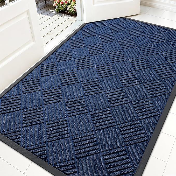 OLANLY Front Door Mat Outside Entrance 59x34, Waterproof Heavy-Duty Doormat | by OLANLY