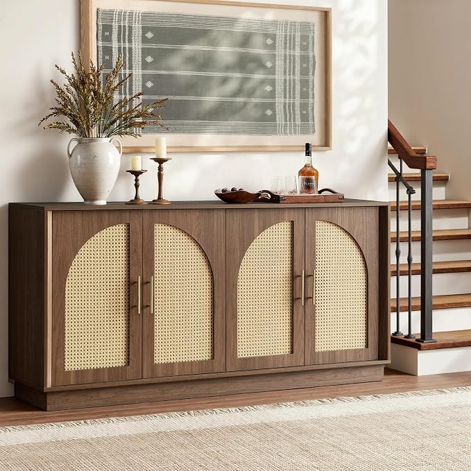 FORTUNETEC 63" Sideboard Buffet Cabinet - Image 8