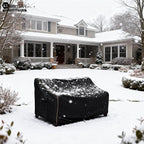 Patio 3-Seater Sofa Cover, Outdoor Couch Cover Fits up to 79W x 38D x 35H Inches - Image 6