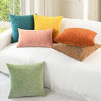 CaliTime Decorative Couch Throw Pillow Covers 26 X 16 Inches Teal | Pack of 2 - Image 2
