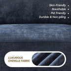 143.8" Modular Sectional Sofa Modern Chenille U Shaped Couch - Image 8
