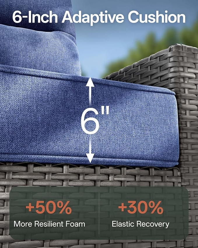 Luxury 5-Piece Patio Furniture Set - Image 3