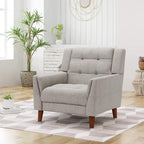 Christopher Knight Home Evelyn Mid Century Modern Fabric Arm Chair - Image 2